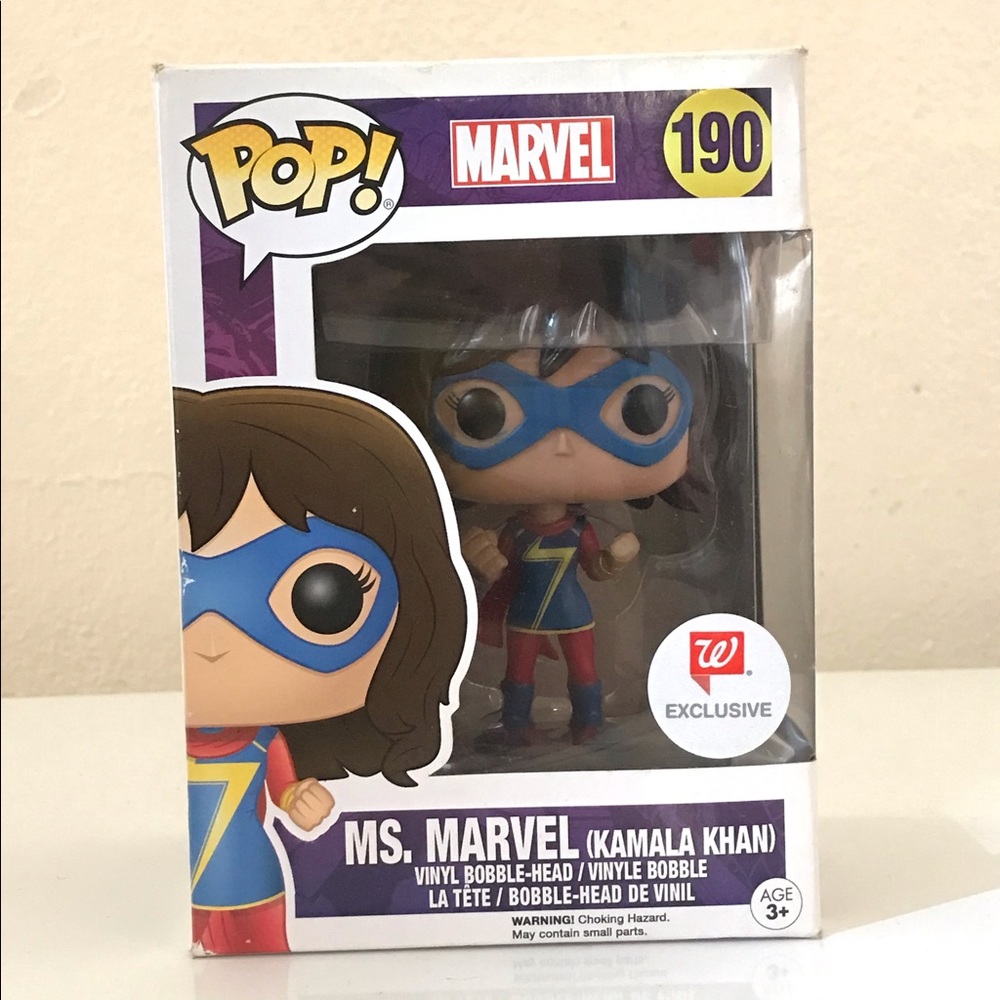 Marvel Comics Ms. Marvel Funko Pop! Figure #190